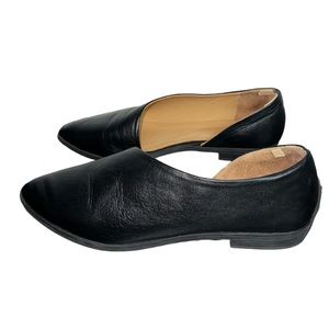 Bueno Black Leather Flats size 38